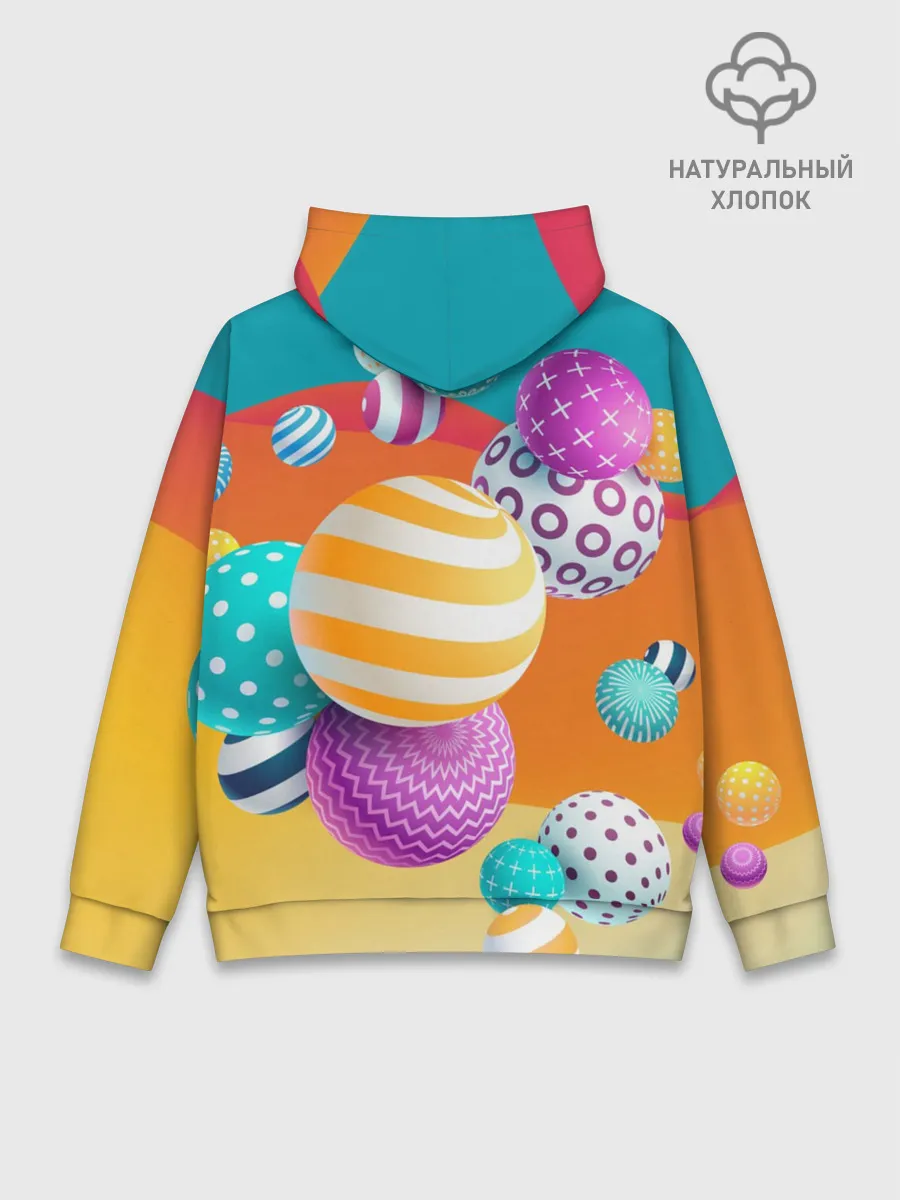 Худи мужской база хлопок / Мячики