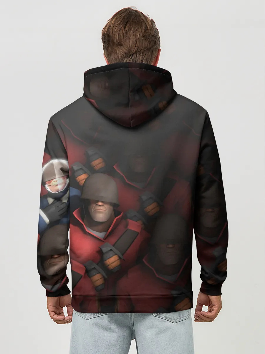 Худи мужской база хлопок / Team Fortress