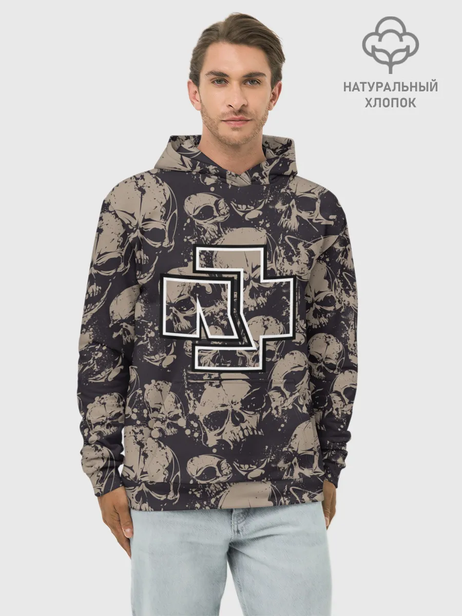Худи мужской база хлопок / Rammstein