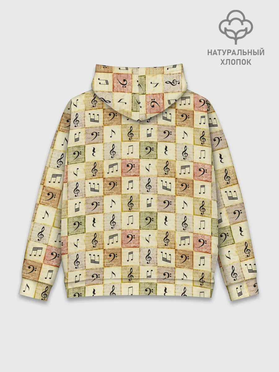 Худи мужской база хлопок / Музыкант