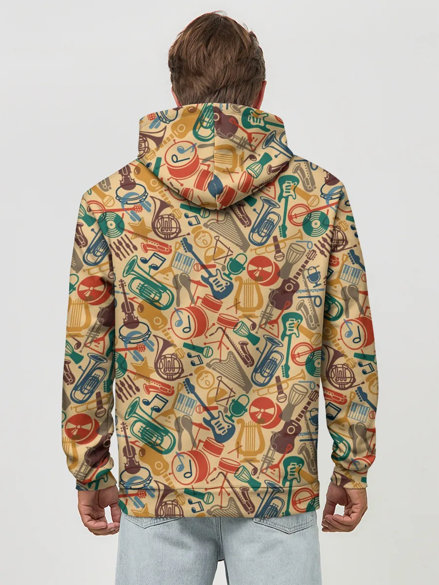 Худи мужской база хлопок / Музыка