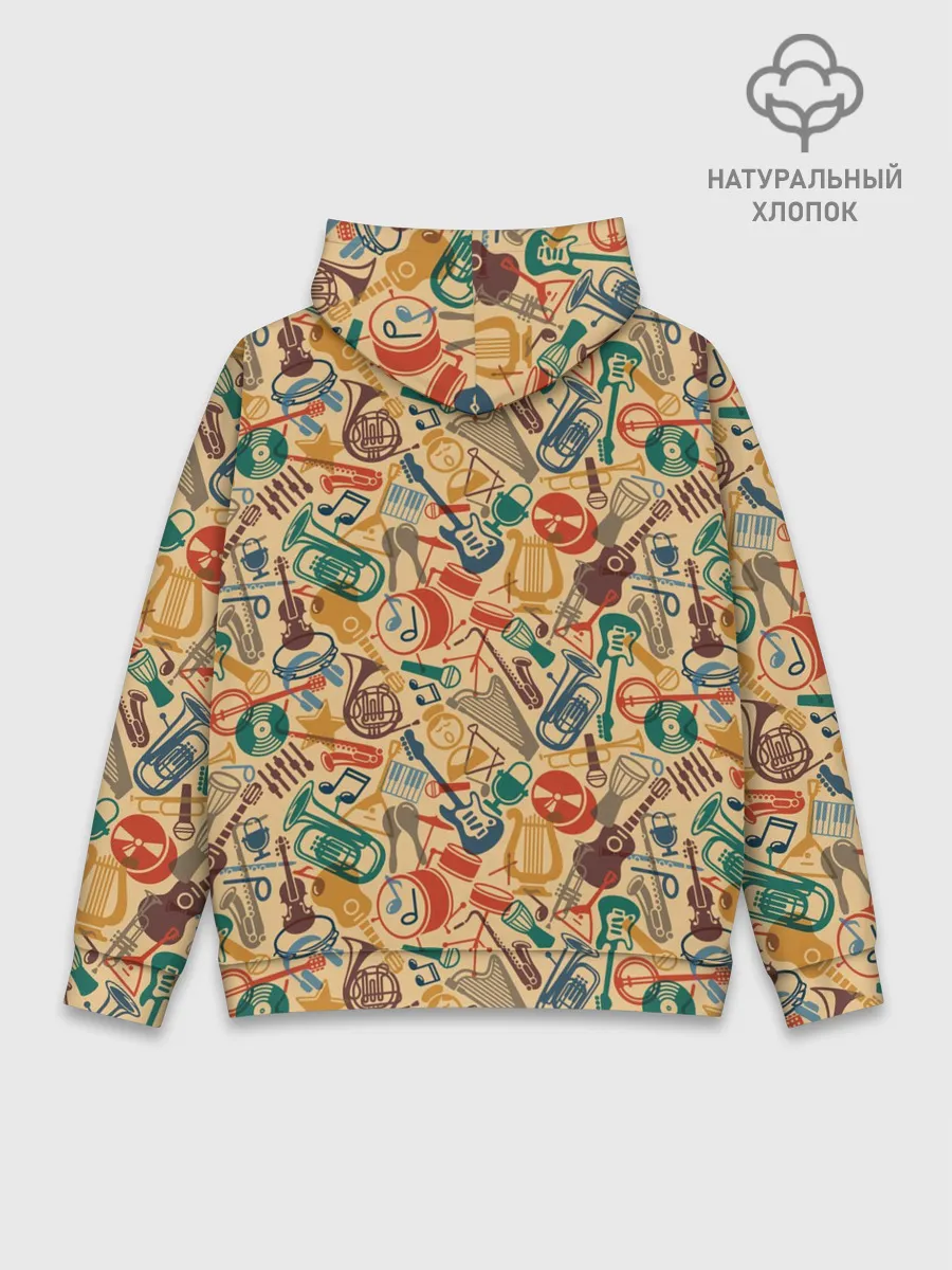 Худи мужской база хлопок / Музыка