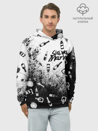 Худи мужской база хлопок / SLAVA MARLOW
