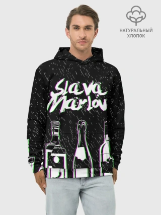 Худи мужской база хлопок / SLAVA MARLOW