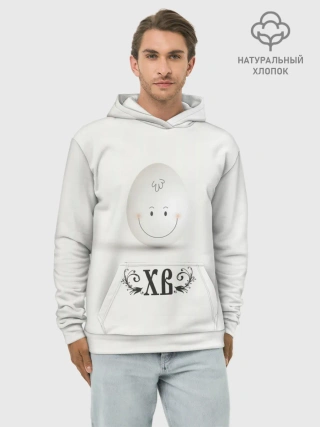Худи мужской база хлопок / Пасха