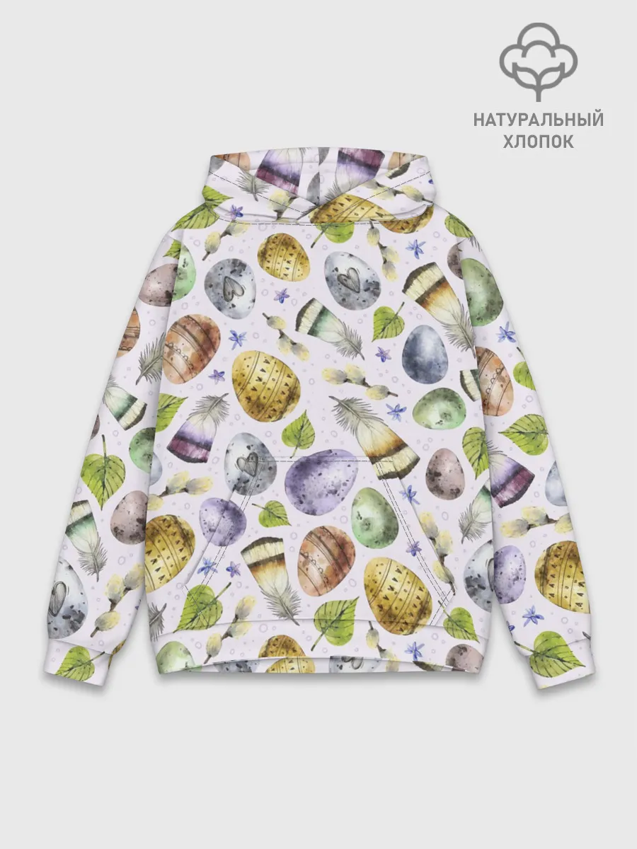 Худи мужской база хлопок / Пасха