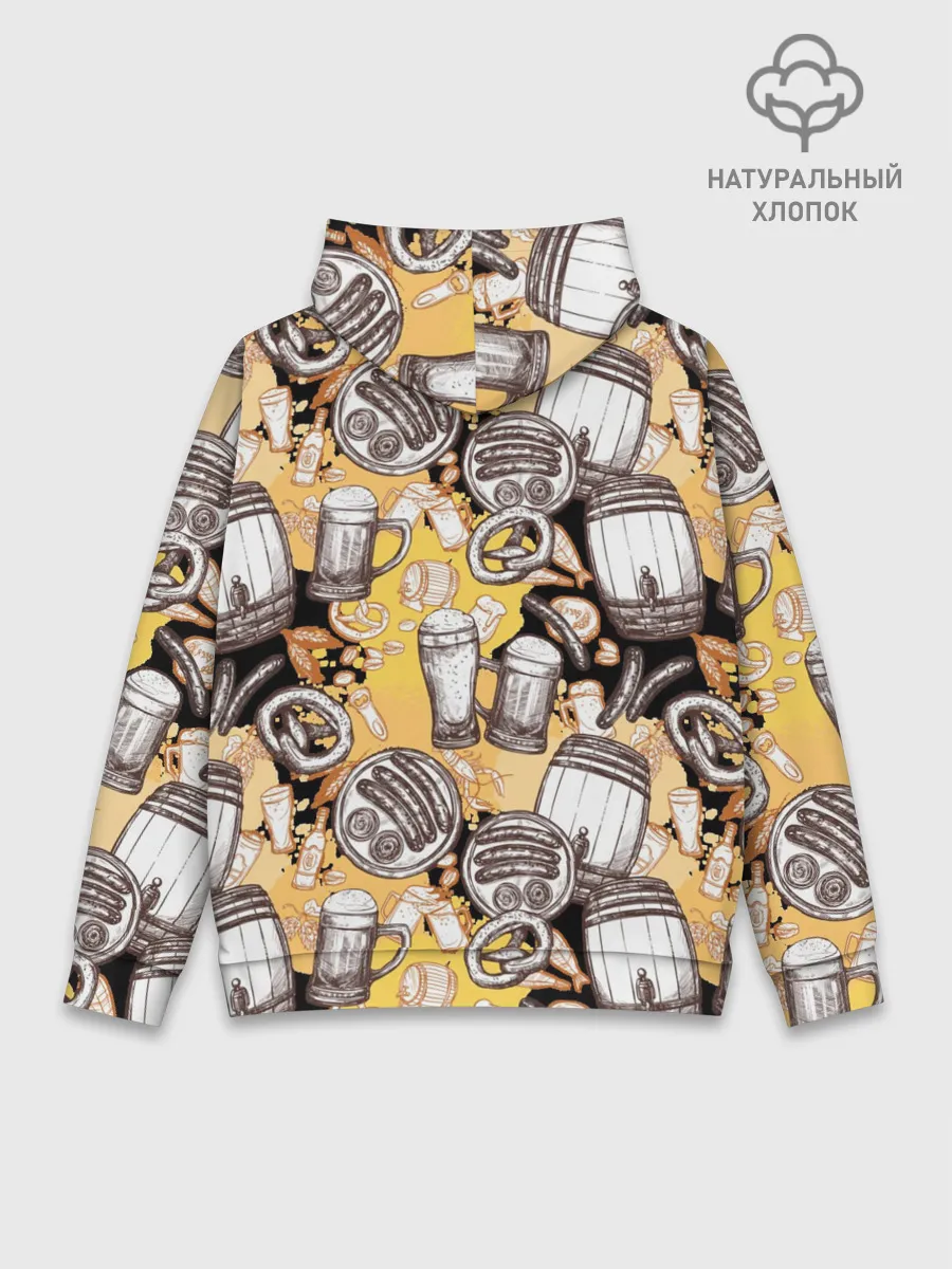 Худи мужской база хлопок / Пиво / Beer