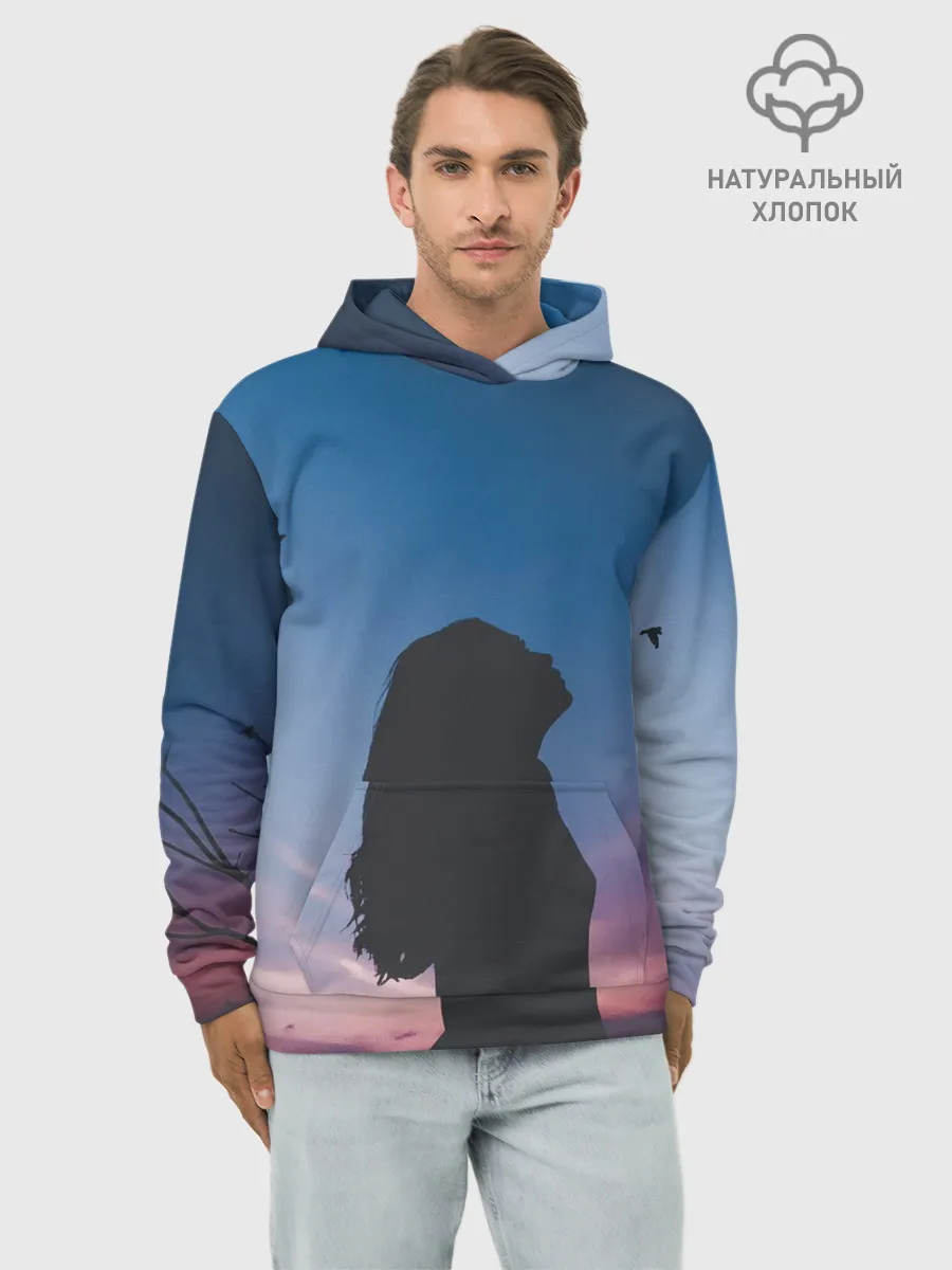 Худи мужской база хлопок / Девушка