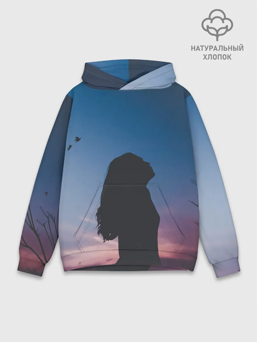 Худи мужской база хлопок / Девушка