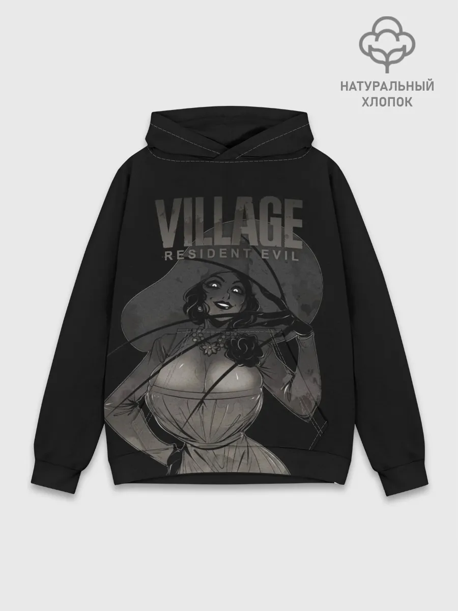Худи мужской база хлопок / VILLAGE resident evil