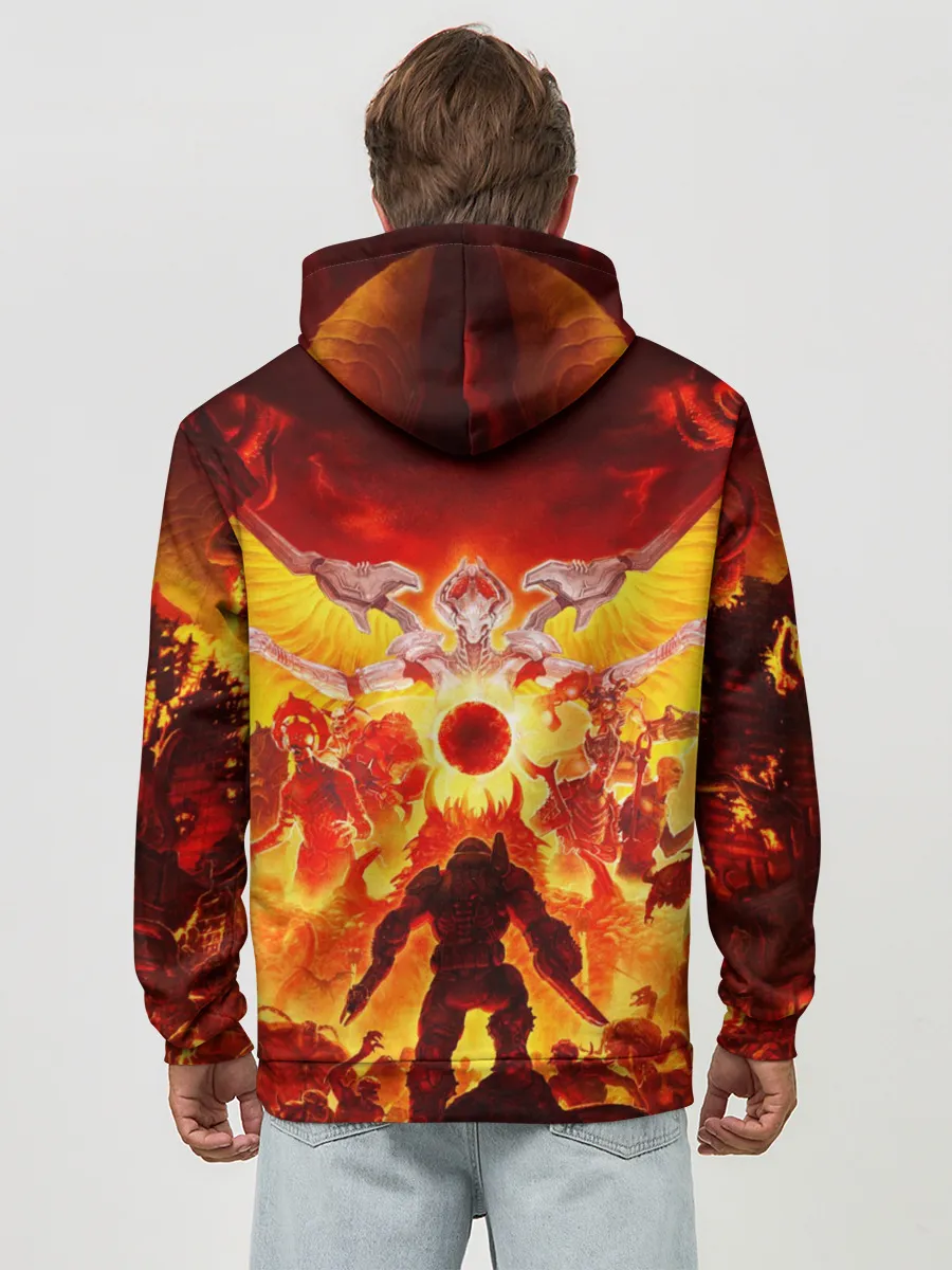 Худи мужской база хлопок / DOOM