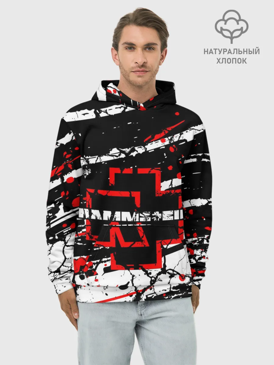 Худи мужской база хлопок / RAMMSTEIN