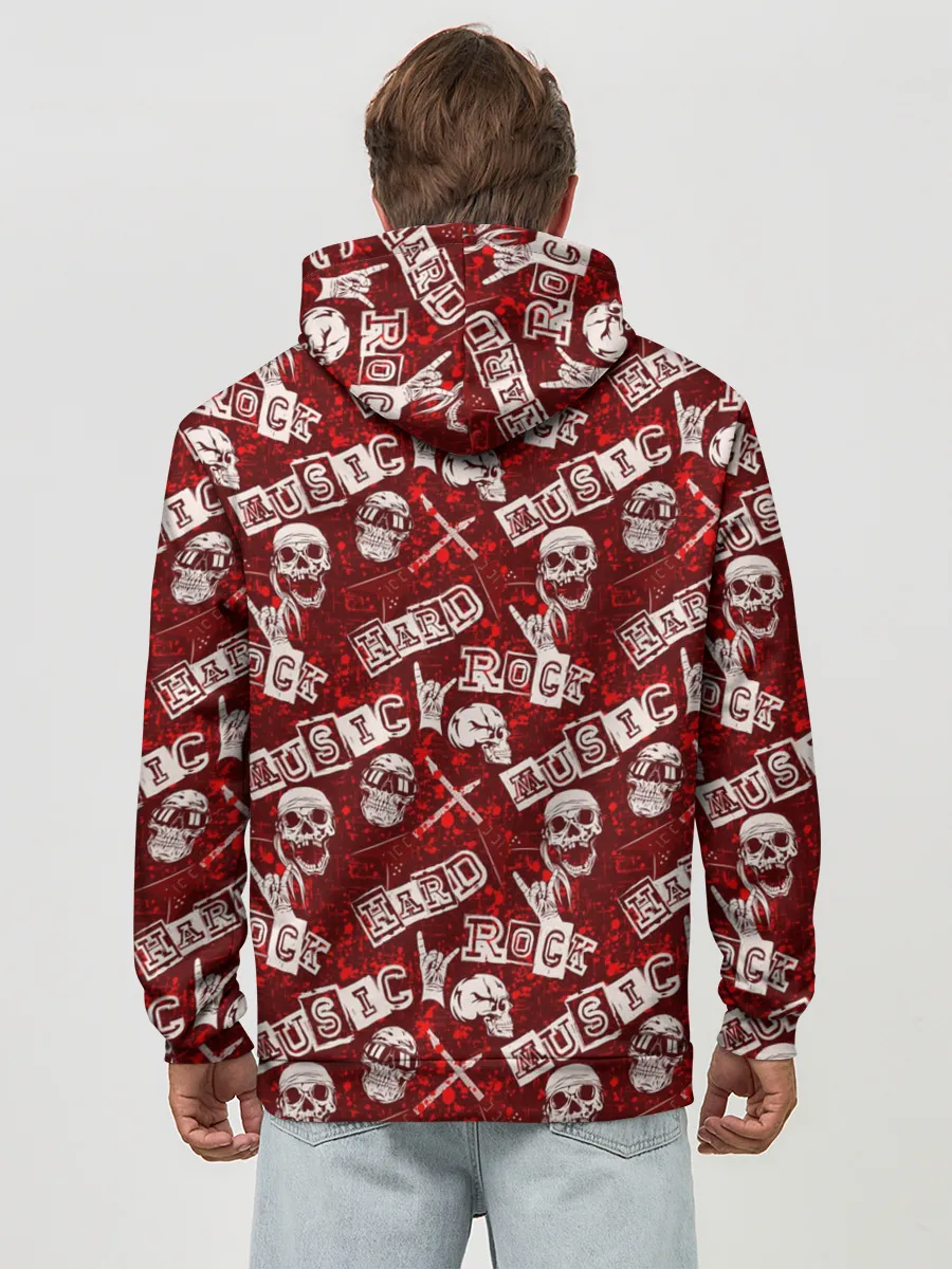 Худи мужской база хлопок / Hard Rock