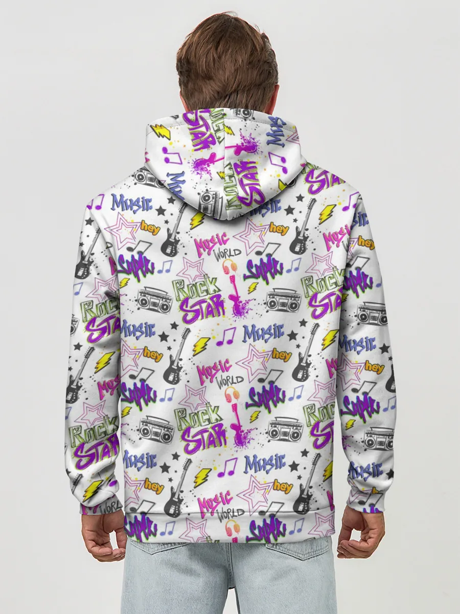 Худи мужской база хлопок / Рок