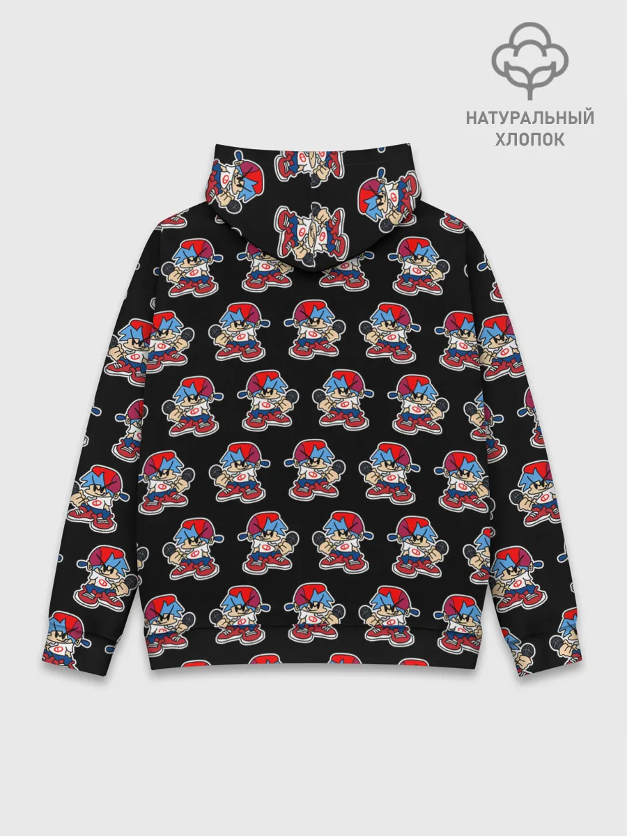 Худи мужской база хлопок / Friday Night Funkin, паттерн