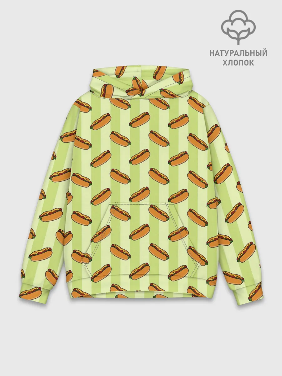 Худи мужской база хлопок / Хотдог