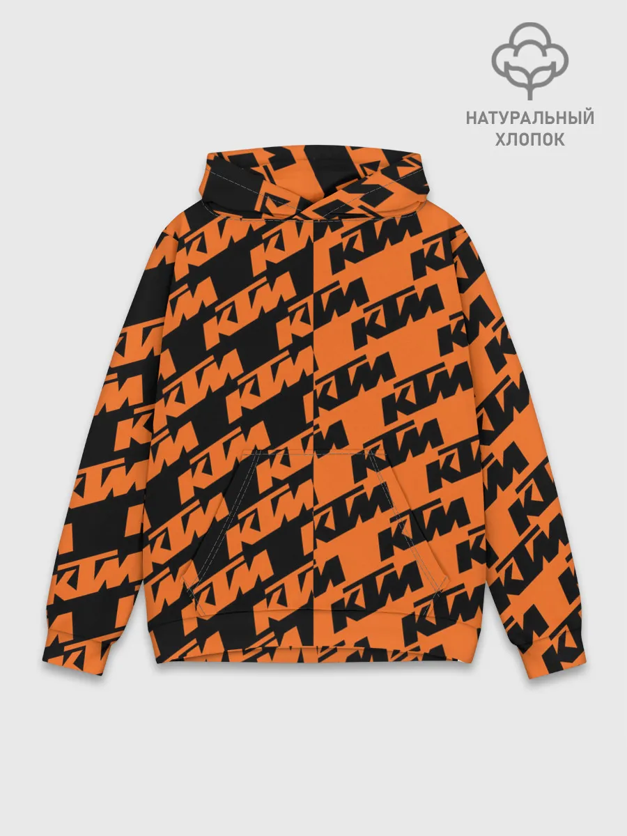 Худи мужской база хлопок / KTM | КТМ