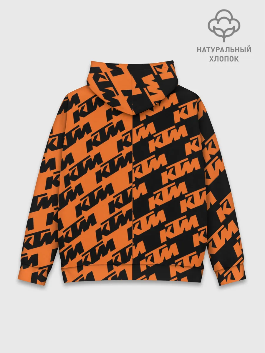 Худи мужской база хлопок / KTM | КТМ