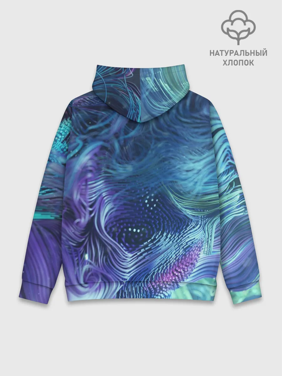 Худи мужской база хлопок / Абстракция