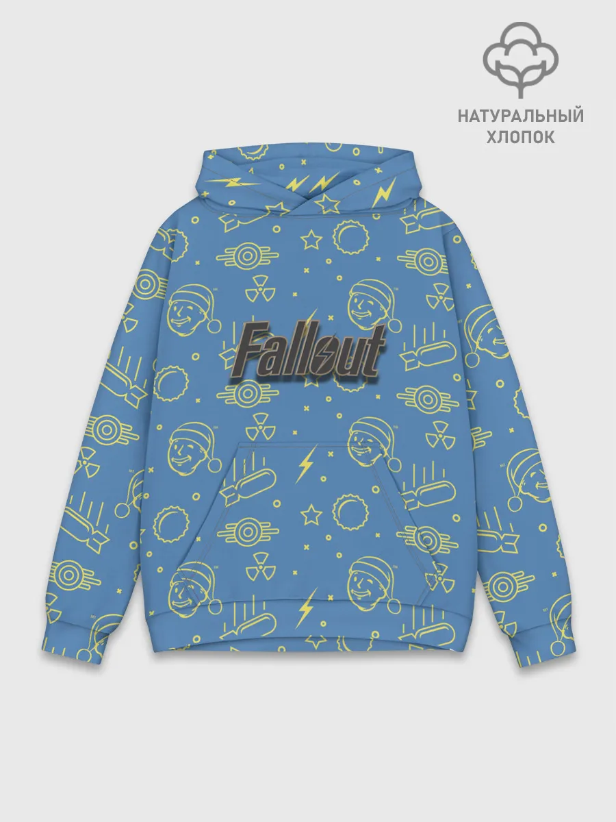 Худи мужской база хлопок / Фаллаут Арт