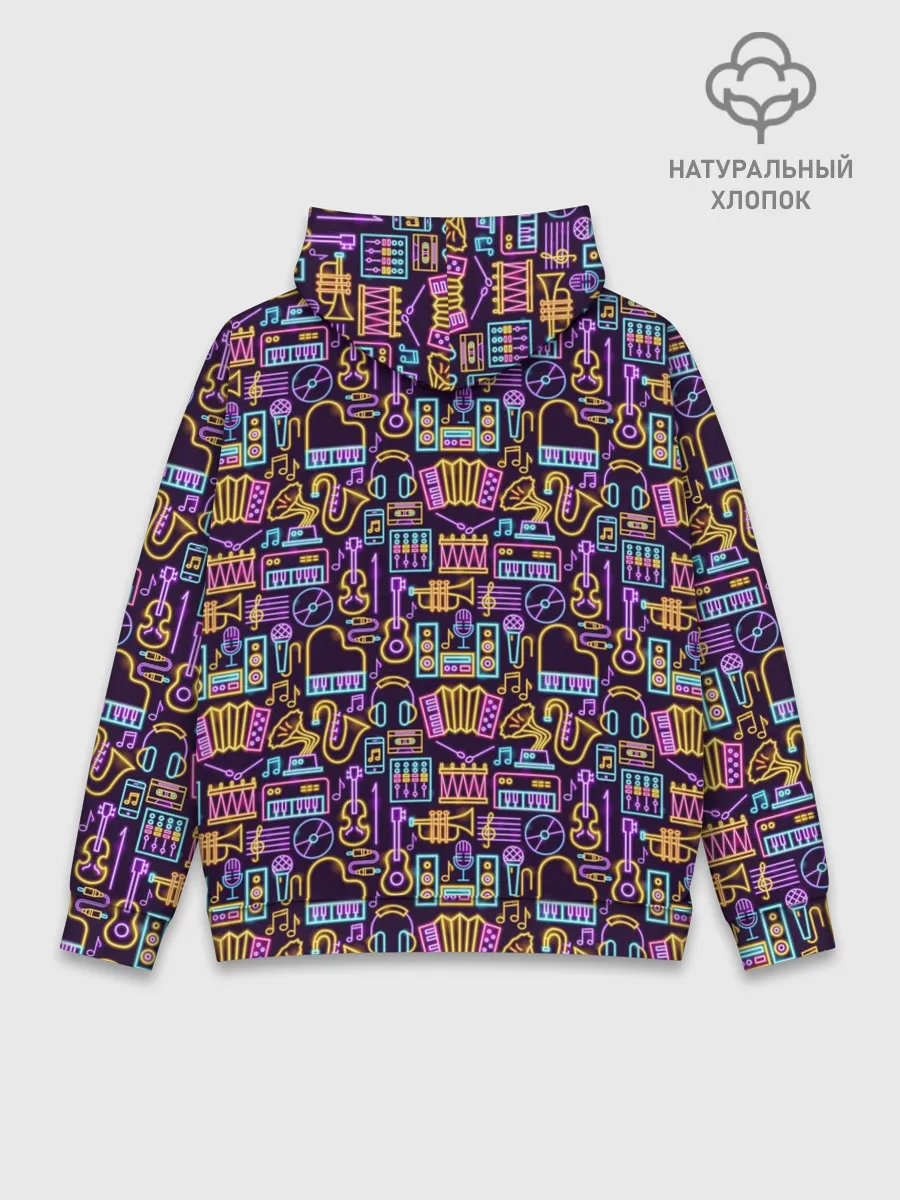 Худи мужской база хлопок / Музыка