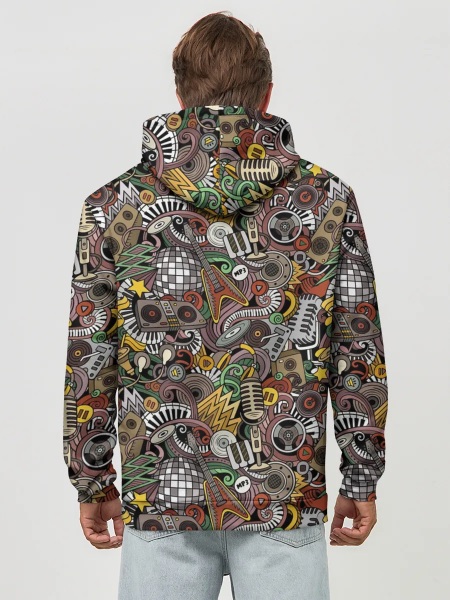 Худи мужской база хлопок / Музыка