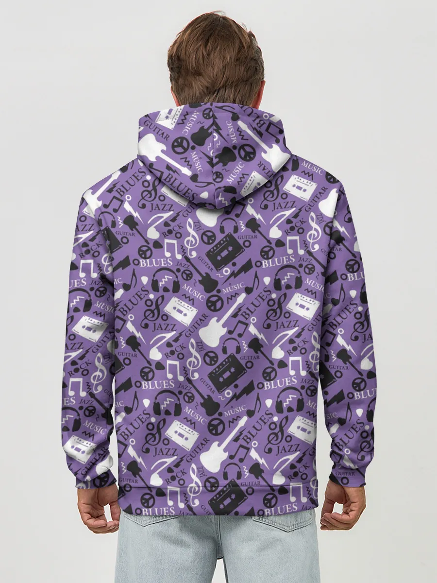 Худи мужской база хлопок / Музыка