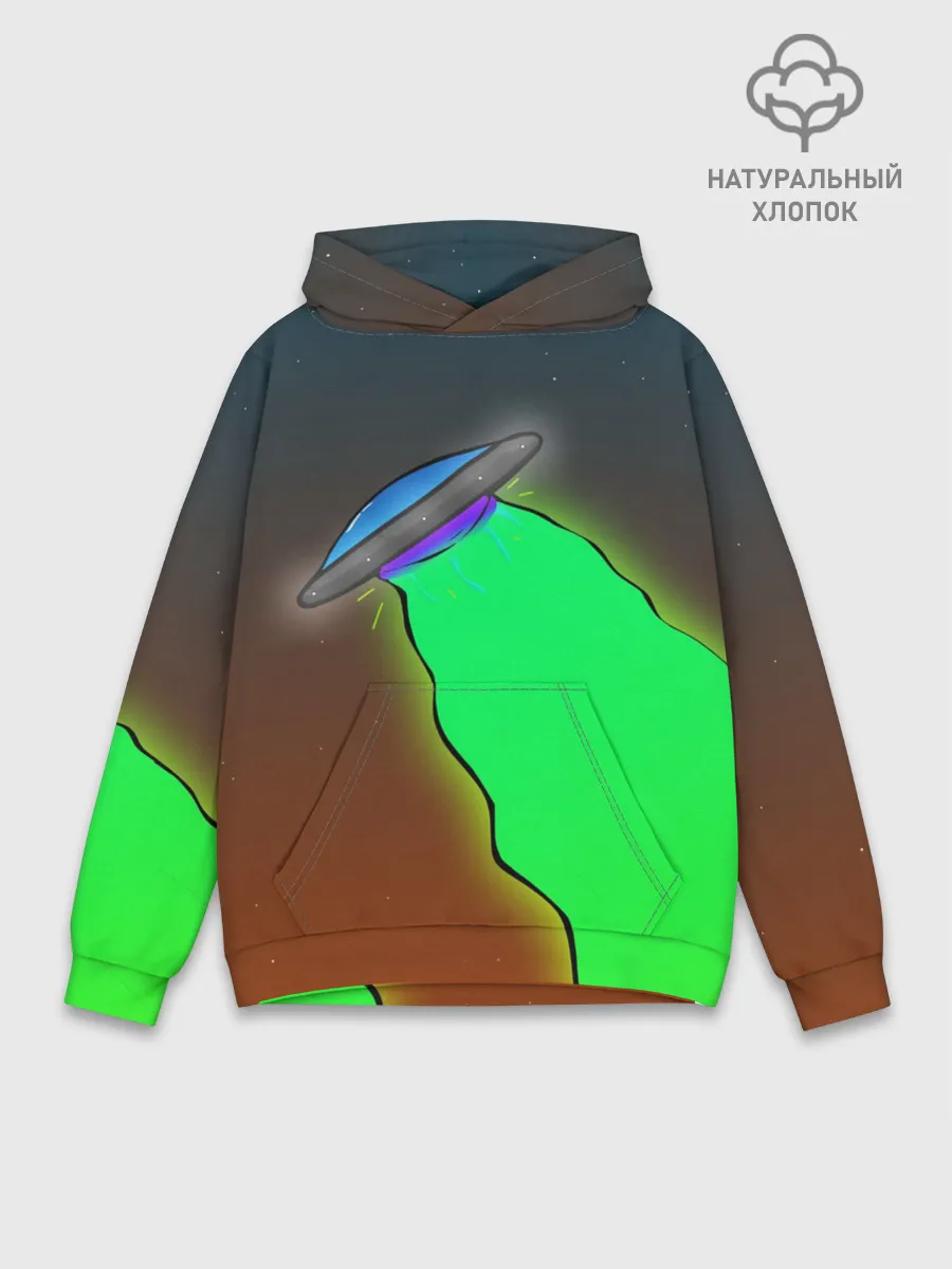 Худи мужской база хлопок / НЛО