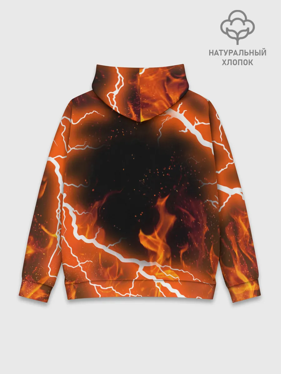 Худи мужской база хлопок / КЛИНОК РАССЕКАЮЩИЙ ДЕМОНОВ