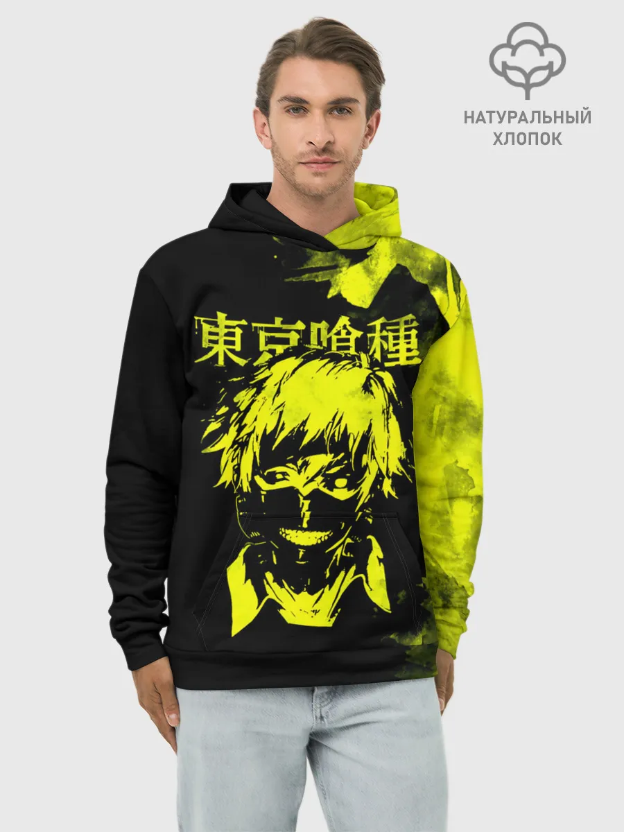 Худи мужской база хлопок / Канеки Кан