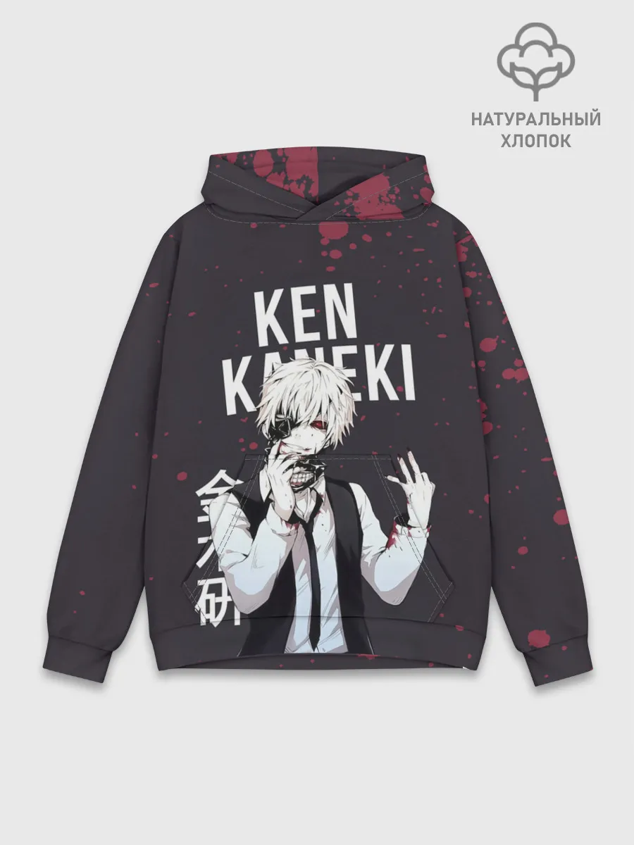 Худи мужской база хлопок / Ken Kaneki | Tokyo Ghoul