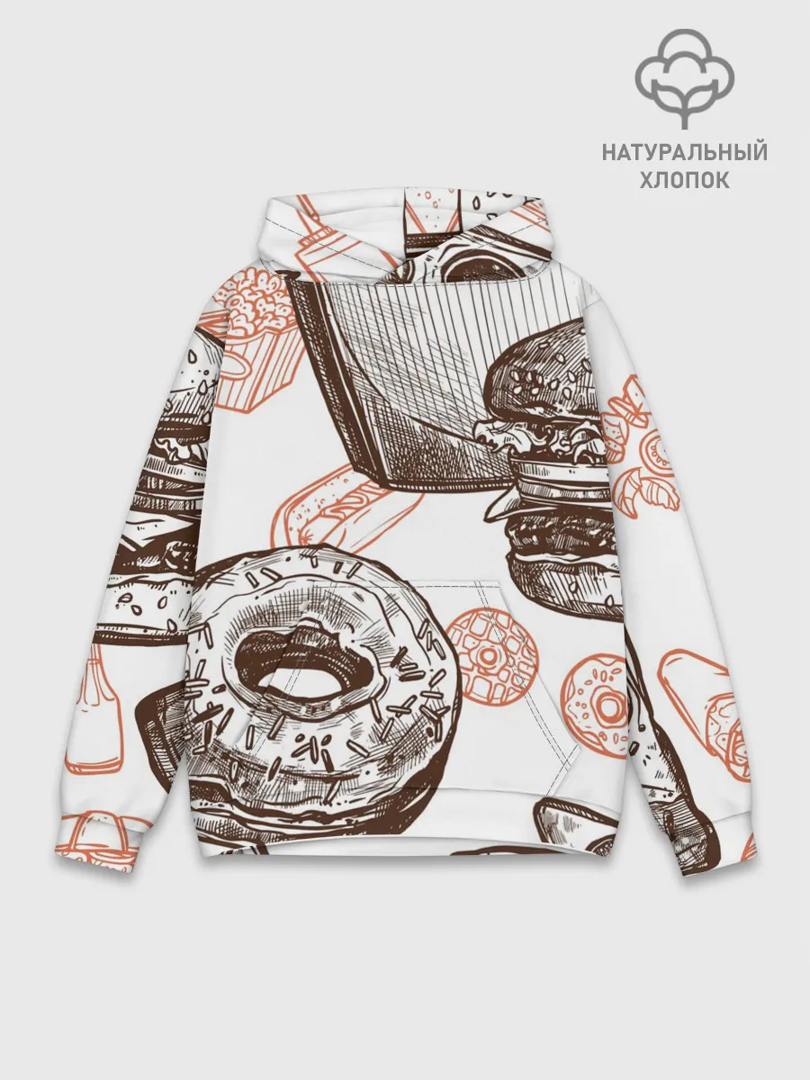 Худи мужской база хлопок / Вкусности