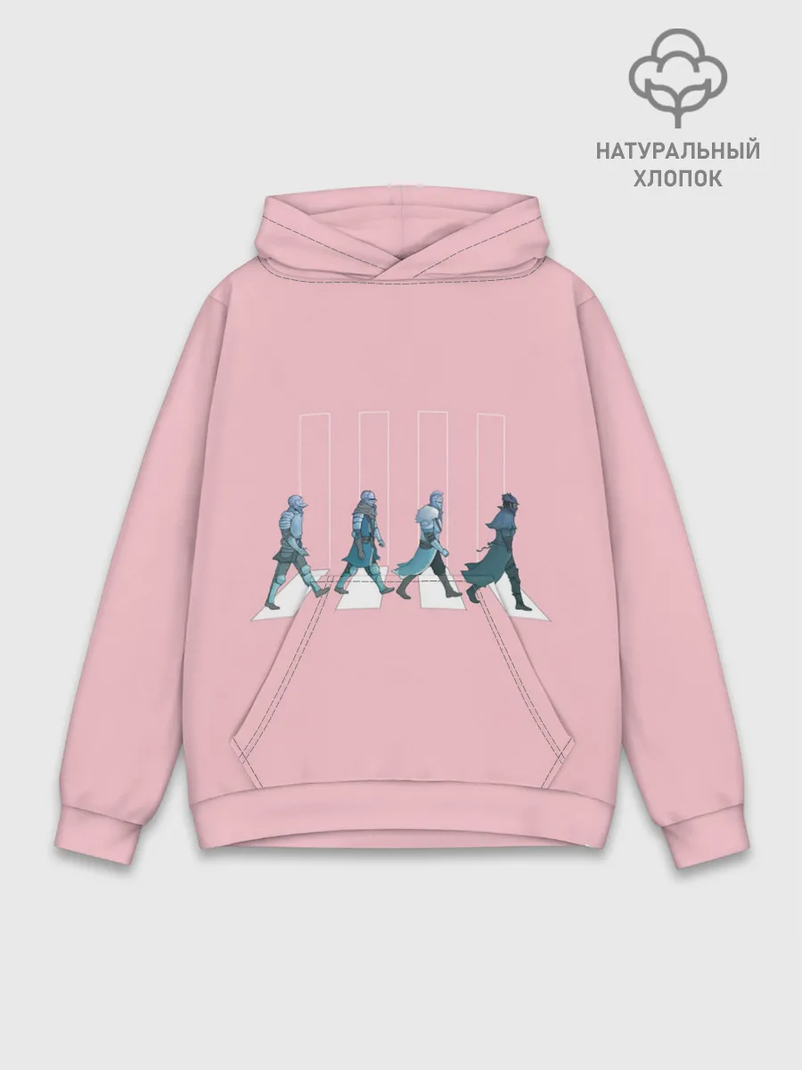 Худи мужской база хлопок / Dark souls x Beatles