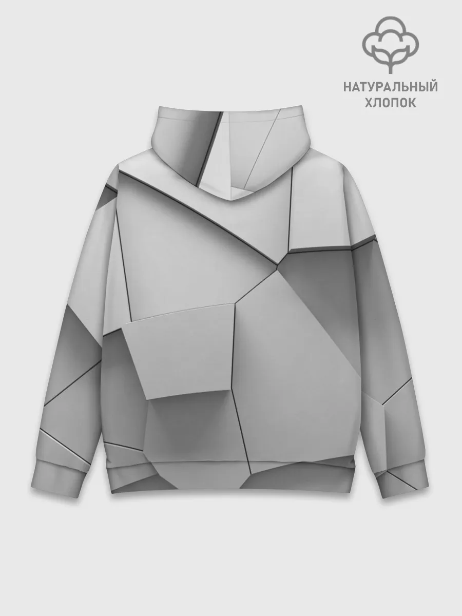 Худи мужской база хлопок / Осколки плитки