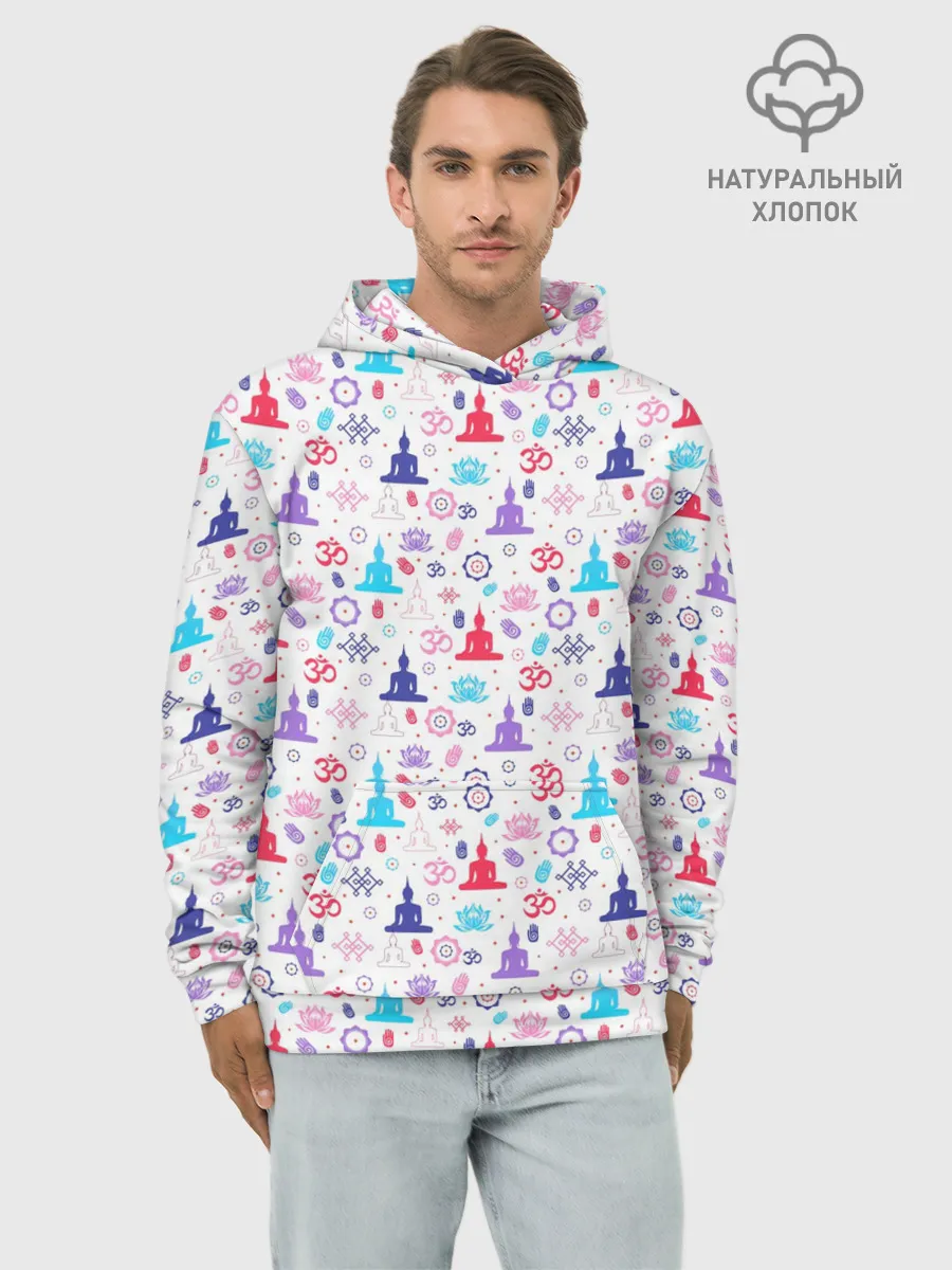 Худи мужской база хлопок / Yoga