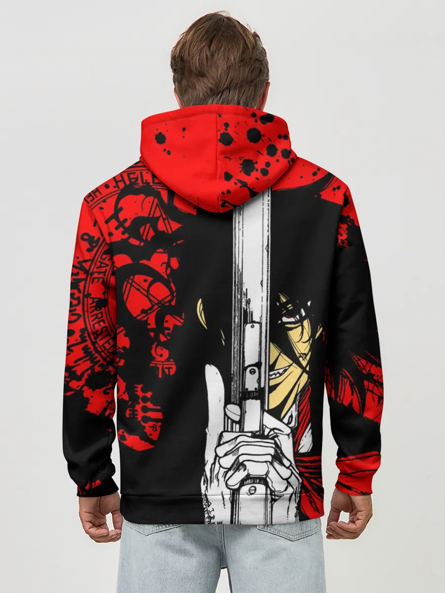 Худи мужской база хлопок / Алукард - Хеллсинг