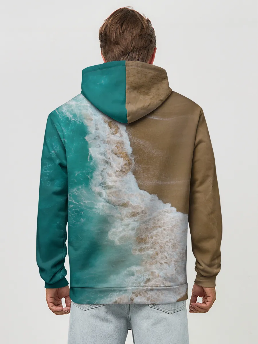 Худи мужской база хлопок / Пляж / beach