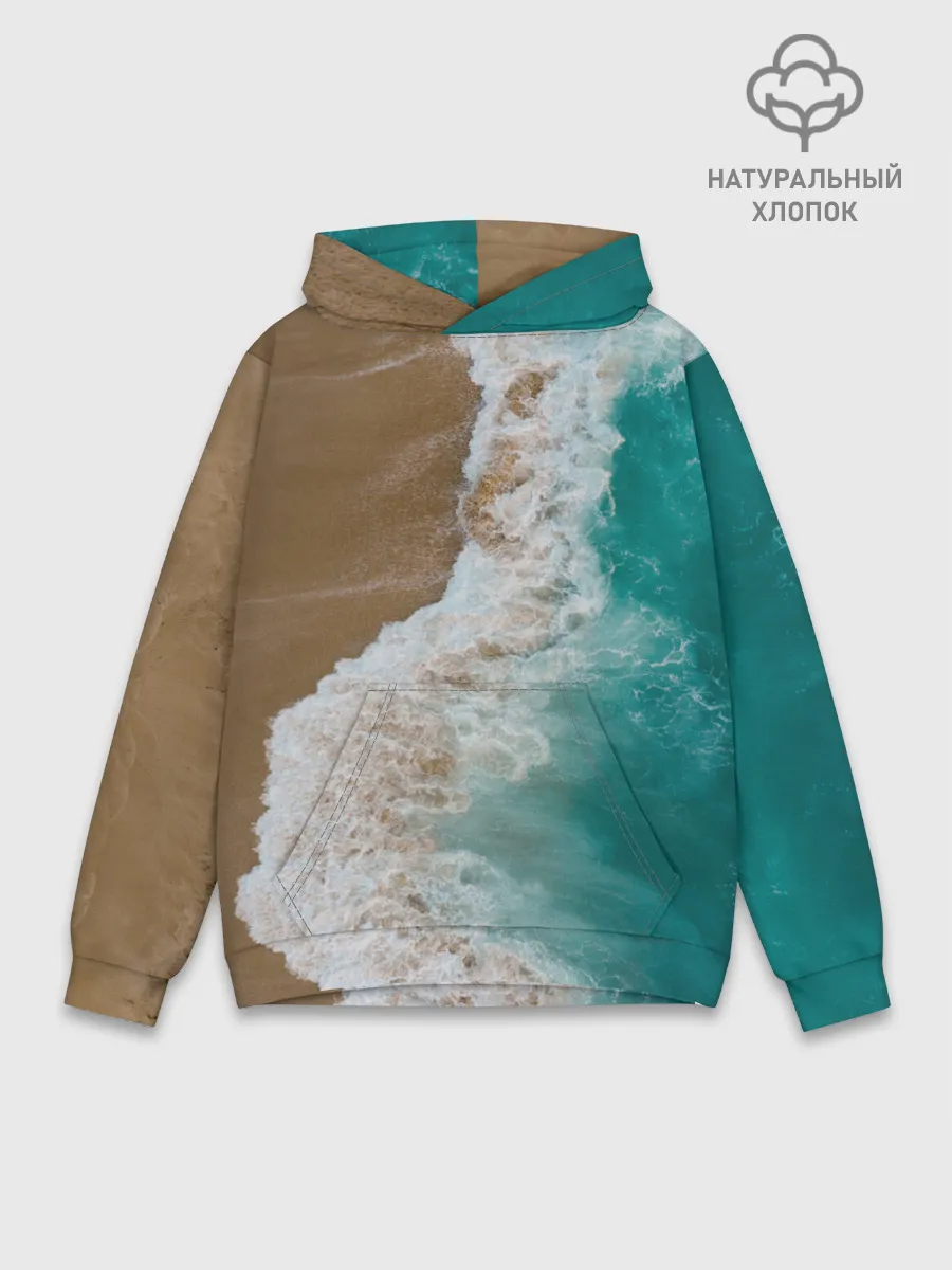 Худи мужской база хлопок / Пляж / beach