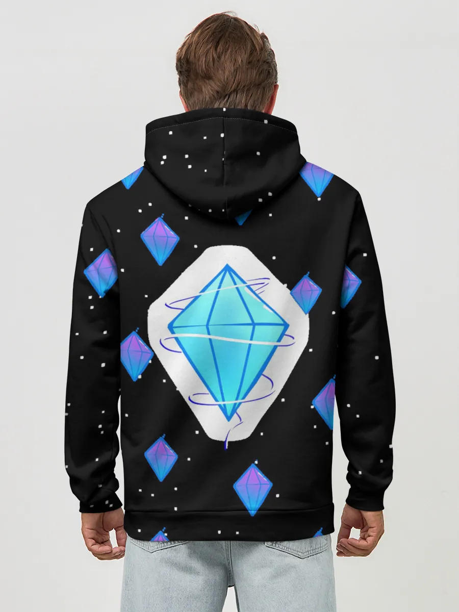 Худи мужской база хлопок / Алмаз
