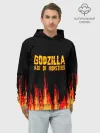 Худи мужской база хлопок / годзилла