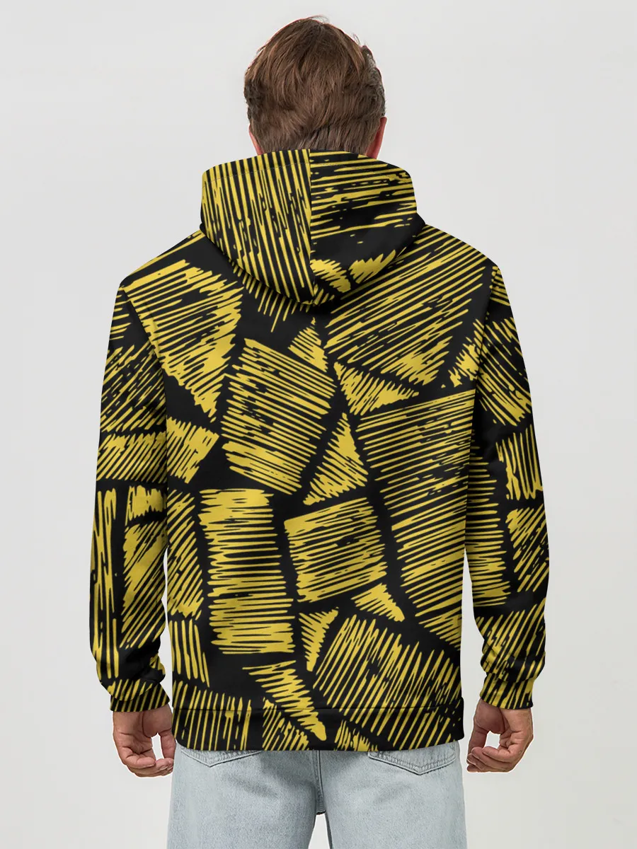 Худи мужской база хлопок / годзилла