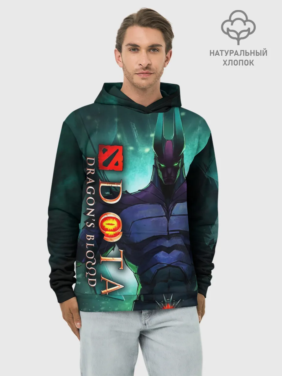 Худи мужской база хлопок / DOTA: Кровь дракона