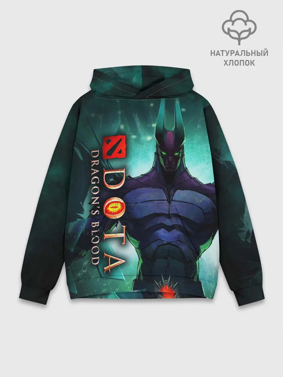 Худи мужской база хлопок / DOTA: Кровь дракона