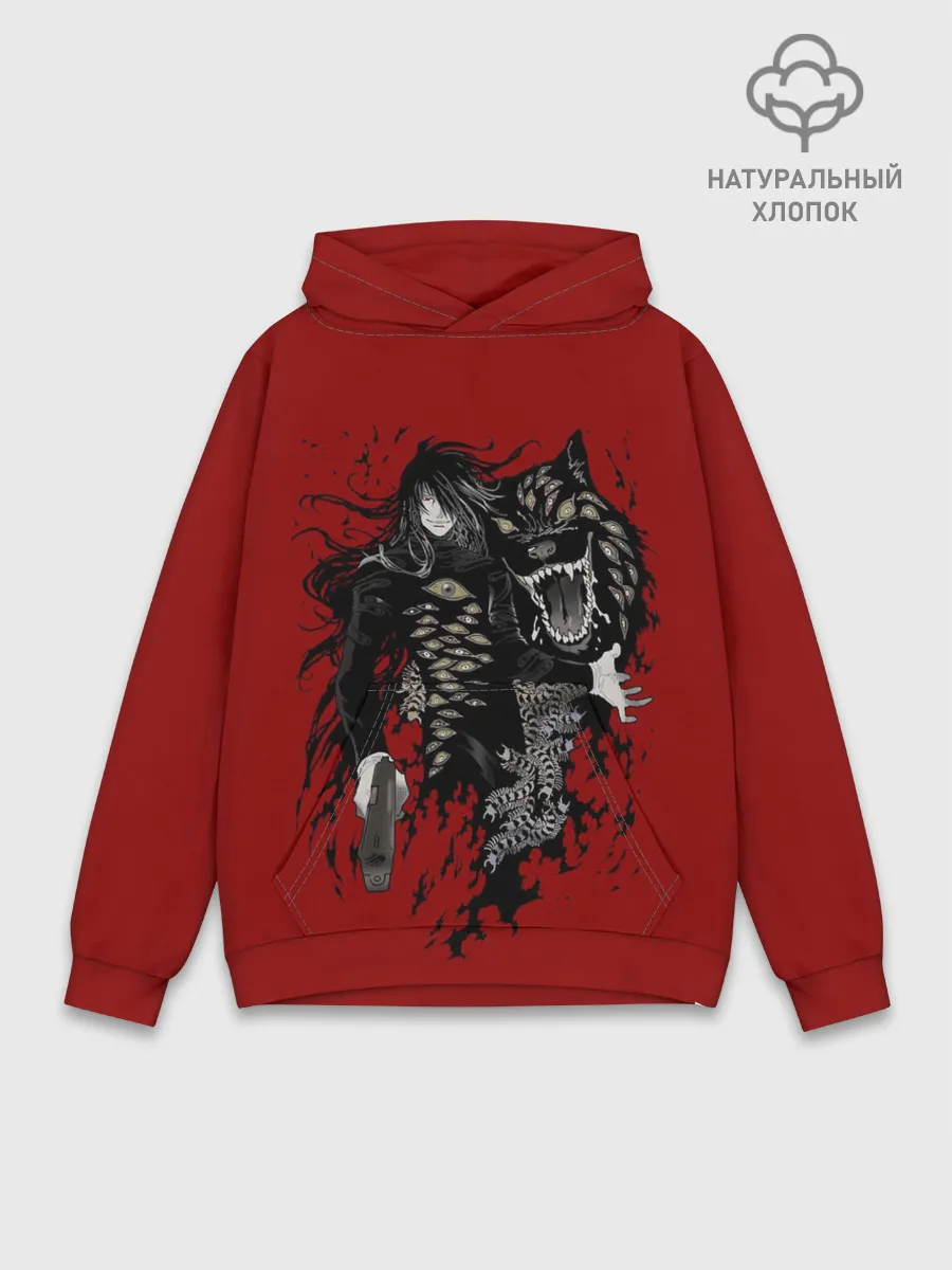 Худи мужской база хлопок / Алукард пес