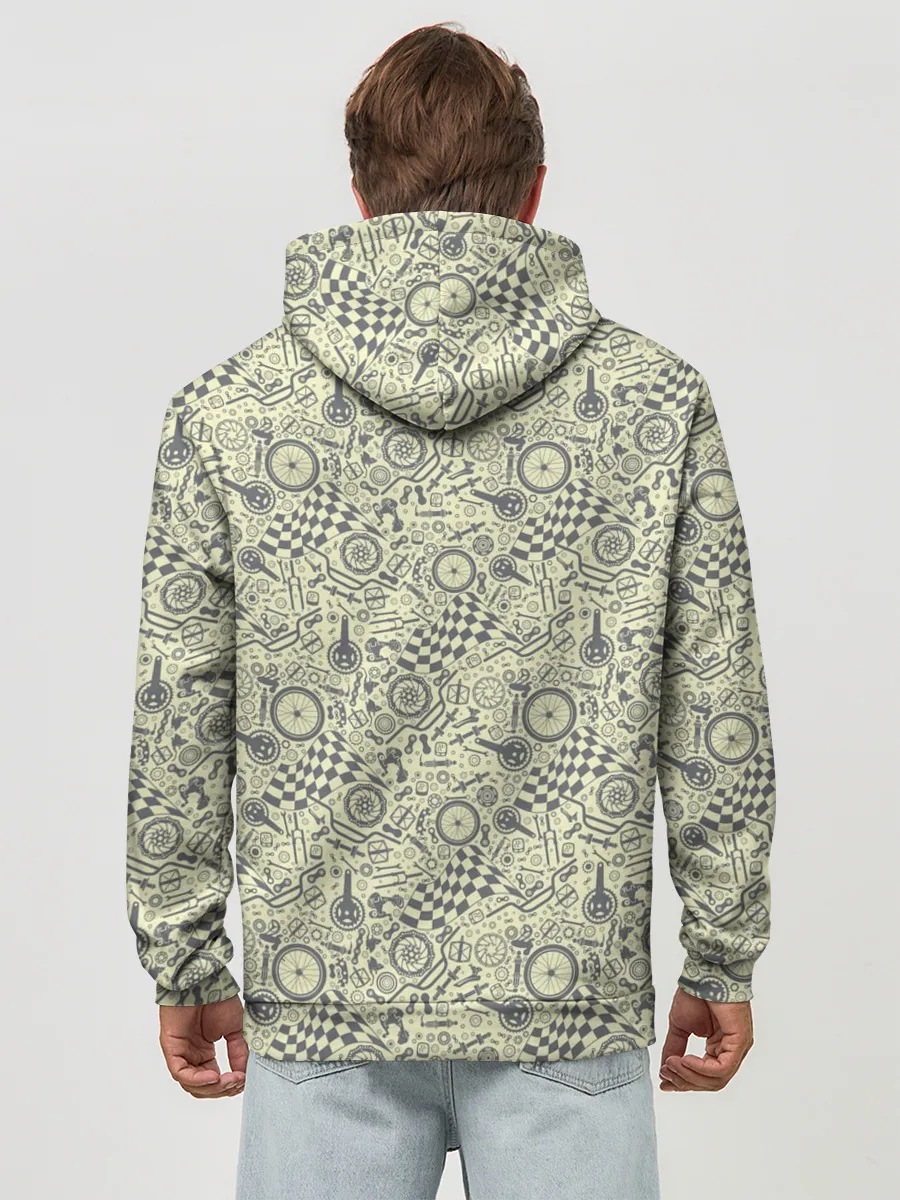 Худи мужской база хлопок / Велосипедные части