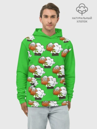 Худи мужской база хлопок / Овцы
