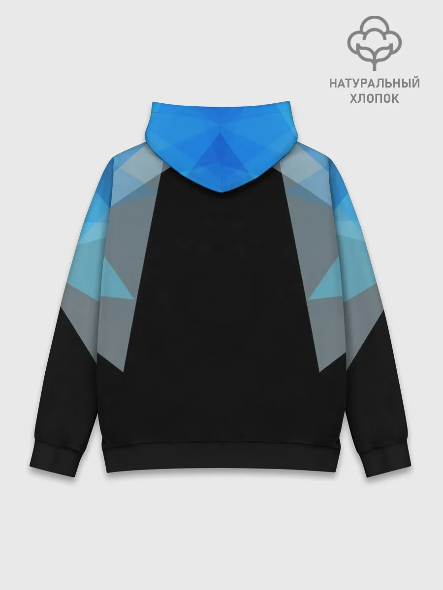 Худи мужской база хлопок / Геометрия