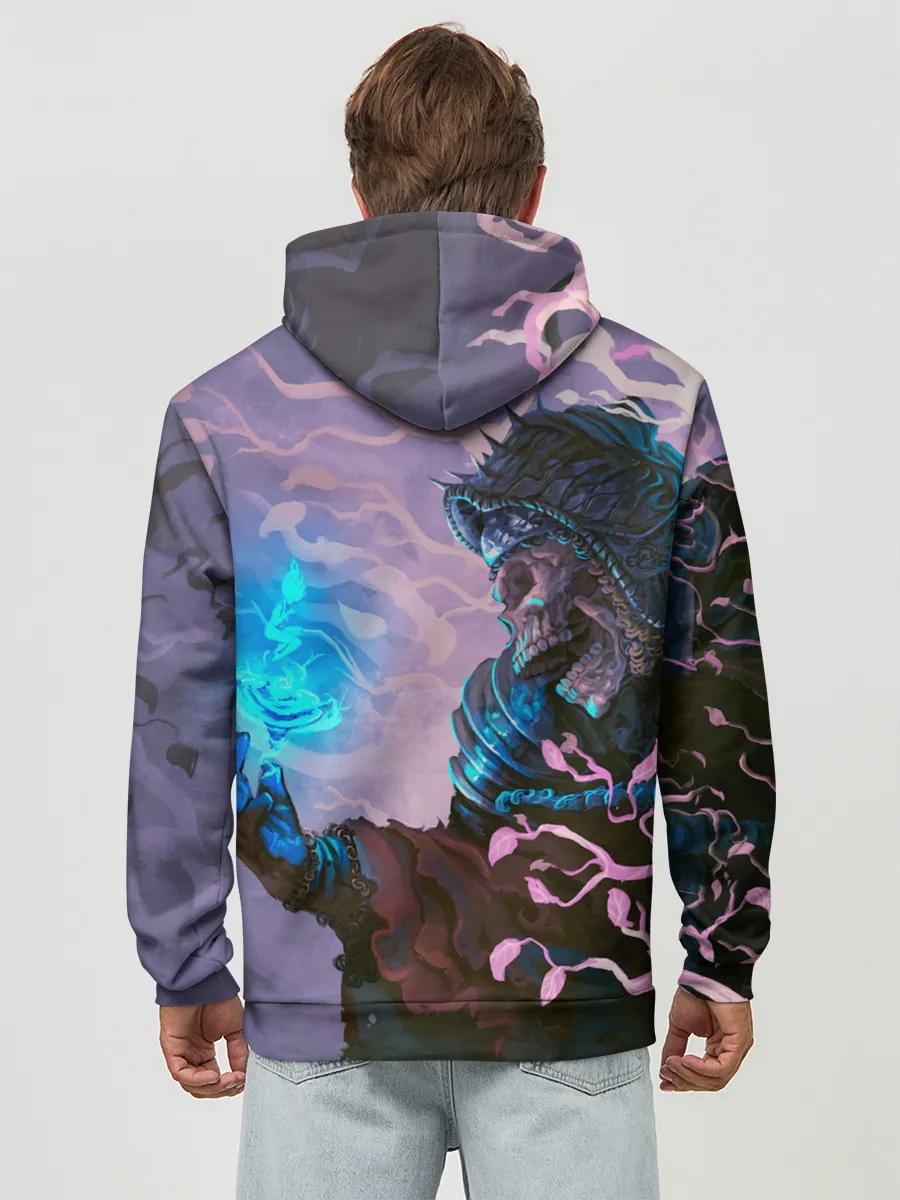 Худи мужской база хлопок / Тёмная душа