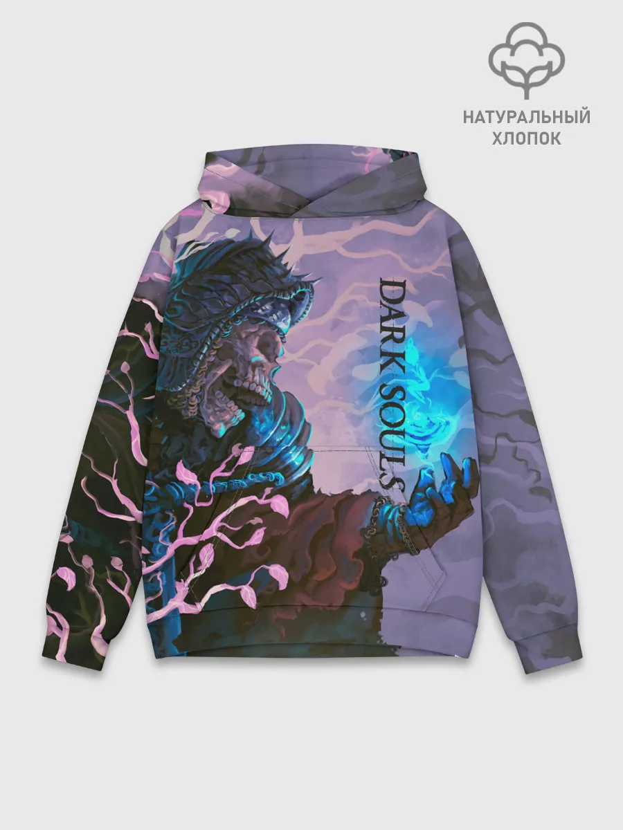 Худи мужской база хлопок / Тёмная душа