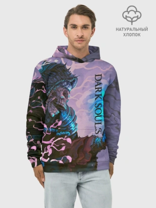 Худи мужской база хлопок / Тёмная душа